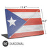 Puerto Rico Flag Distressed Universal Laptop 14in (11.4 x 8.2in) Skin